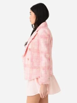 LoveShackFancy Women's Denison Blazer -Clothing Line Store LJ146 1361xPASTELPEONYxAlt2 90960518