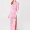 LoveShackFancy Loveshack Fancy Women's Tam Maxi Knit Gown -Clothing Line Store LK540 737xAMORPINKxPrimary 39642523