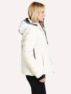 Kjus Women's Arina Jacket -Clothing Line Store LS15 G02 PEBBLEROCK WHITEalt1