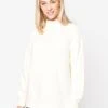 Frame Women’s Boxy Rib Sweater -Clothing Line Store LWSW0698 OFFWHITE