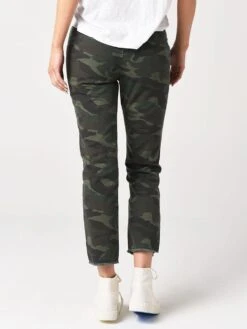 Sundry Women's Camo N60 Classic Straight Trouser -Clothing Line Store N8 A16A44xMOSSxAlt2