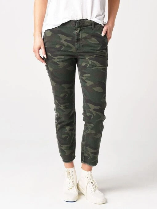 Sundry Women's Camo N60 Classic Straight Trouser -Clothing Line Store N8