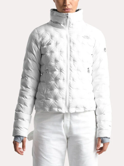 The North Face Women's Holladown Crop Jacket -Clothing Line Store NF0A3MHG TNFWHITEalt2