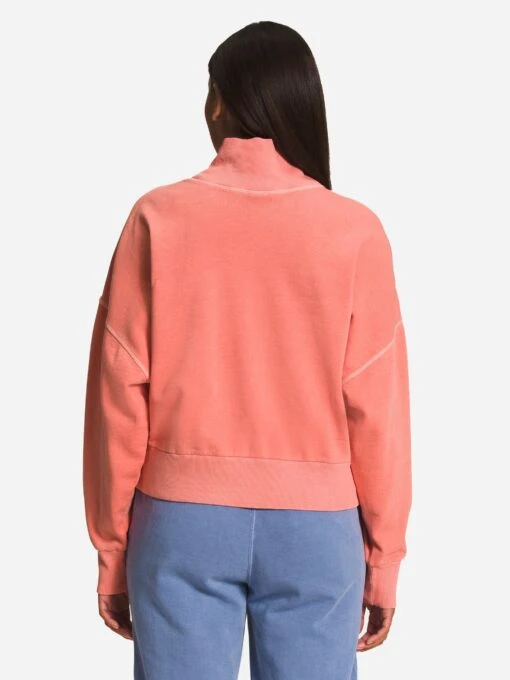 The North Face Women’s Garment Dye Mock-Neck Pullover -Clothing Line Store