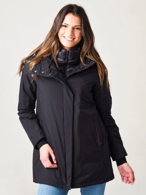 Herno Women's Laminar 2-Layer A-Shape Jacket -Clothing Line Store