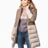 Herno Women’s Woven Half Coat With Hood -Clothing Line Store PI0848D BEIGE 2ac80a4a 0e28 4396 a7c0 c31aee99ea3f