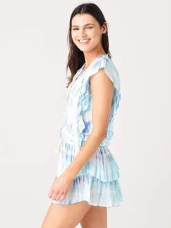 Cool Change Women's Quinn Tunic Tie-Dye Cover-Up Dress -Clothing Line Store QUTIExPOOLCOBALTxAlt2 31725971