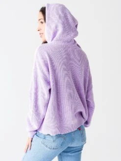 525 Women's Shaker Dropped Shoulder Hoodie -Clothing Line Store SP21S088xWISTERIAxAlt4 42925069