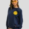 Aviator Nation Women's Smiley 2 Sweatshirt -Clothing Line Store SWSML2xNAVYxPrimary 65990445