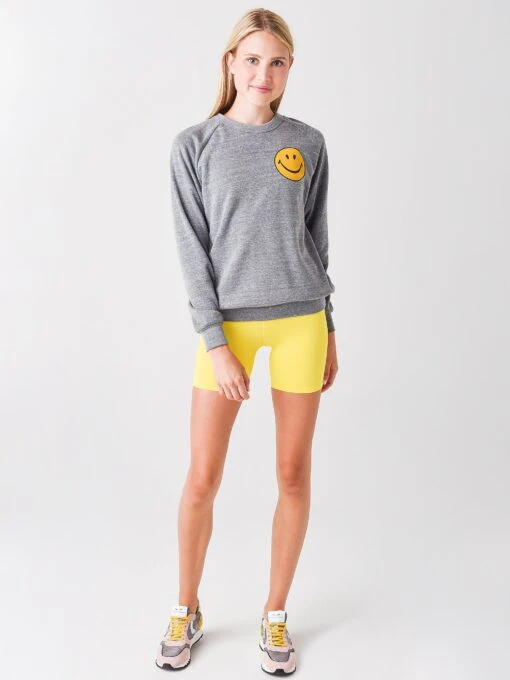 Aviator Nation Women's Smiley Sweatshirt -Clothing Line Store