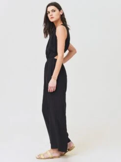 Velvet Women's Vivi Jumpsuit -Clothing Line Store VIVI05xBLACKxAlt1 67456895