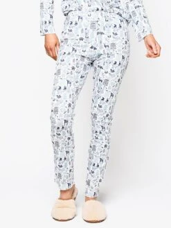 Roller Rabbit Nordic Folk Pajamas -Clothing Line Store W LNPJ 002NORDIC BLUEalt2