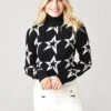 Perfect Moment Women's Star Dust Sweater -Clothing Line Store W3090xBLACKSNOWWHITESTARxPrimary 20624357