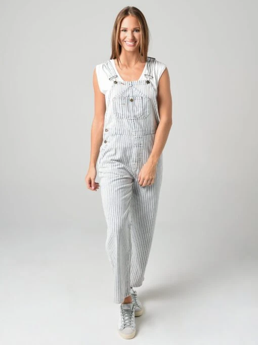 Faherty Brand Women's Super Washed Topsail Overall -Clothing Line Store WBS2018xRAILROADSTRIPExPrimary 05490b0a 5ee1 4698 a6e4 66c643455a80