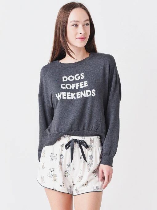 Z Supply Women's Elle Dog Sweatshirt -Clothing Line Store