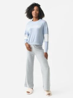 Z Supply Women's Elle Aprés Ski Long Sleeve Top -Clothing Line Store ZLT224657xCLOUDYBLUExAlt2 82310288