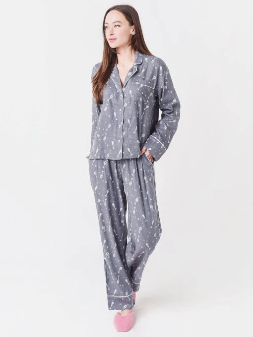 Z Supply Women's Sleep All Day Wine Pajama Set -Clothing Line Store