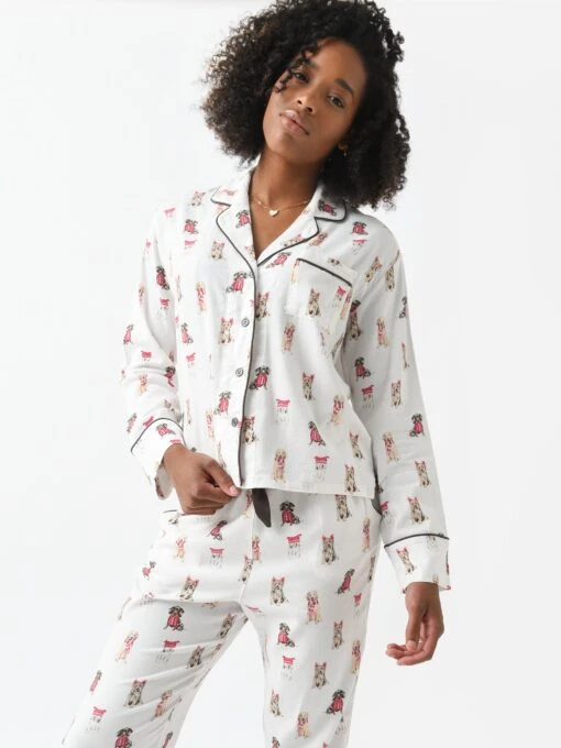 Z Supply Women's Sleep All Day Pup PJ Set -Clothing Line Store