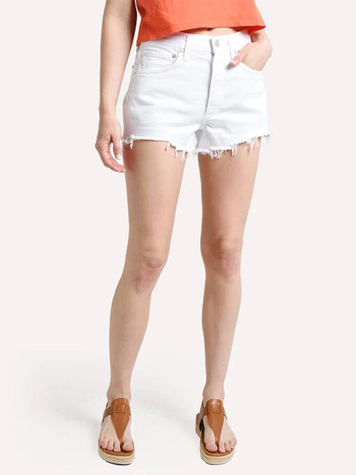 Agolde Parker Vintage Cut Off Short -Clothing Line Store a026b 997 gleam white 0e8e6937 abdb 4554 aec5 a635e2d6a204