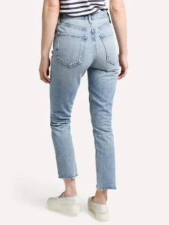 Agolde Riley Hi-Rise Straight Crop Jean -Clothing Line Store a056d 811 zephyr md ltindigo alt2