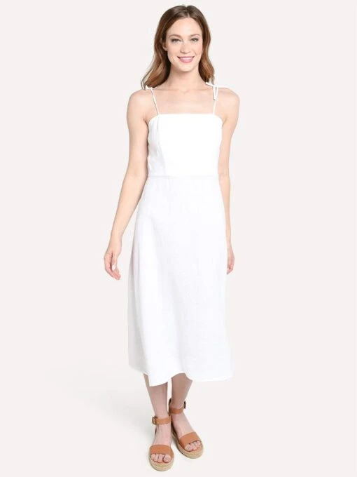 Honorine Sunny Dress -Clothing Line Store a19dl207 whitealt1