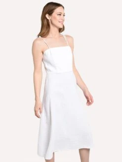 Honorine Sunny Dress -Clothing Line Store a19dl207 whitealt2