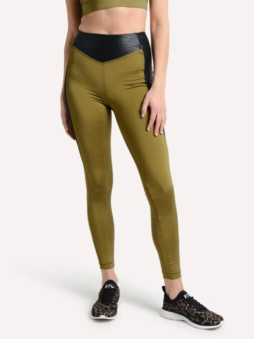 Koral Activewear Taint Shantung High Rise Legging -Clothing Line Store a2510hq11 amarelo black 150926b1 8ef1 4d11 bc17 b00ddd46ce39