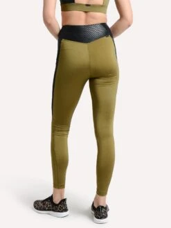 Koral Activewear Taint Shantung High Rise Legging -Clothing Line Store a2510hq11 amarelo blackalt2