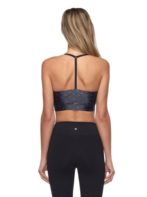 Koral Activewear Bespoke Bralette -Clothing Line Store a272s06 cybersnake blackalt1