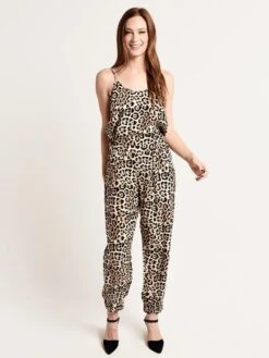 ATM Leopard Print Silk Pull On Pant -Clothing Line Store aw9148 bd9 leopardprintalt1