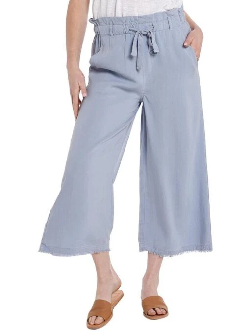 Bella Dahl Frayed Crop Wide Leg Pant -Clothing Line Store b3012 654 303 harborsky