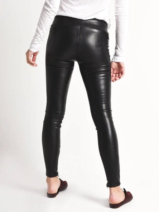 Velvet Berdine Faux Leather Leggings -Clothing Line Store berdine03 blackalt2