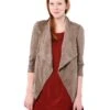 BB Dakota Nicholson Faux Suede Jacket With Rib Knit Undersleeves -Clothing Line Store bg32985 nicholson mocha 8eaee47d f0da 412b aec7 9d3365756981