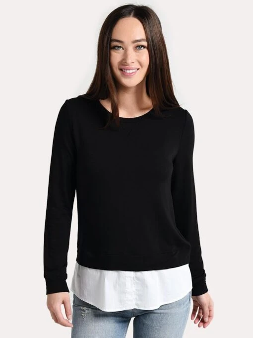 BB Dakota Casual Cute Sweater -Clothing Line Store bj105927 black