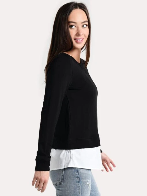 BB Dakota Casual Cute Sweater -Clothing Line Store bj105927 blackalt1