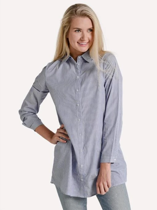 BB Dakota One Line Day Shirt Dress -Clothing Line Store bj108494 frenchblue 210ff7eb ef26 4472 b3c8 0282cac38587