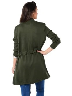 Cupcakes And Cashmere Tencel Jennisa Anorak -Clothing Line Store cg30977 jennisa armygreenalt3