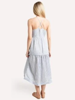 Endless Rose Striped Maxi Dress -Clothing Line Store ch1018d bluealt2