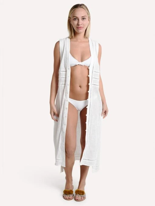 Dolce Vita White Cover Up -Clothing Line Store dvgb418c037 white