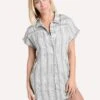 Dolce Vita Western Shirt Dress -Clothing Line Store dvwa319c058 black white 584c6a19 e0b4 45da a35f 3c8a27fb1a7a