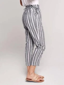 Everly Stripe Trousers -Clothing Line Store ep3786 navyalt1