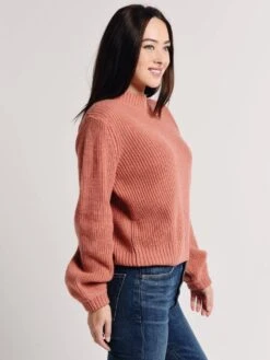 Trovata The Susan Mock Neck Sweater -Clothing Line Store fa18 w0950 23 rosealt2