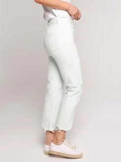 J Brand Wynne Crop Straight Jean -Clothing Line Store jb001533 spearmintdestructalt2