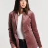 J Brand Women's Denise Velvet Blazer -Clothing Line Store jb001794 warmsable