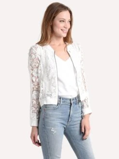 Jack Feelin Lacey Jacket -Clothing Line Store jj202872 offwhitealt2