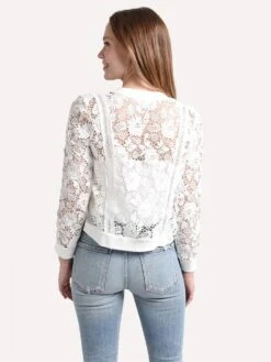 Jack Feelin Lacey Jacket -Clothing Line Store jj202872 offwhitealt3