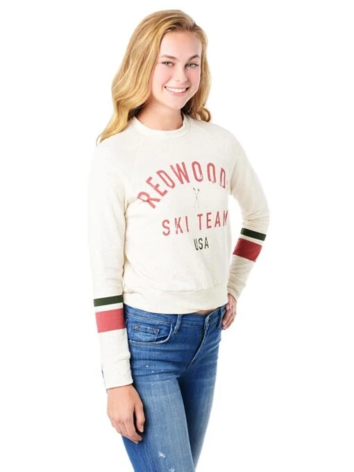 Michelle Redwoods Ski Team Sweater -Clothing Line Store m1609l207 oatmealalt1