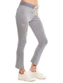 N:Philanthropy Nikkita Deconstructed Sweatpant -Clothing Line Store pa519tcr00 washedindigoalt1