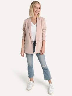 Brochu Walker Frieda Blazer -Clothing Line Store pcr2263 blushalt1