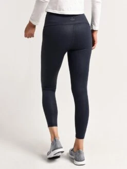 Beyond Yoga Matte Pearlized Ride It High Waisted Midi Legging -Clothing Line Store pe3338 nocturnalnavyalt2